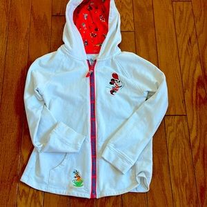 Disney full zip girls sweatshirt